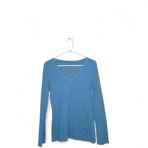 Old Navy Teal Long Sleeve V-Neck Top